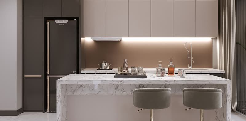 Service Residence for Sale at Skylon Residences - Steve Ong - Kitchen - PropertyGuru.com.my