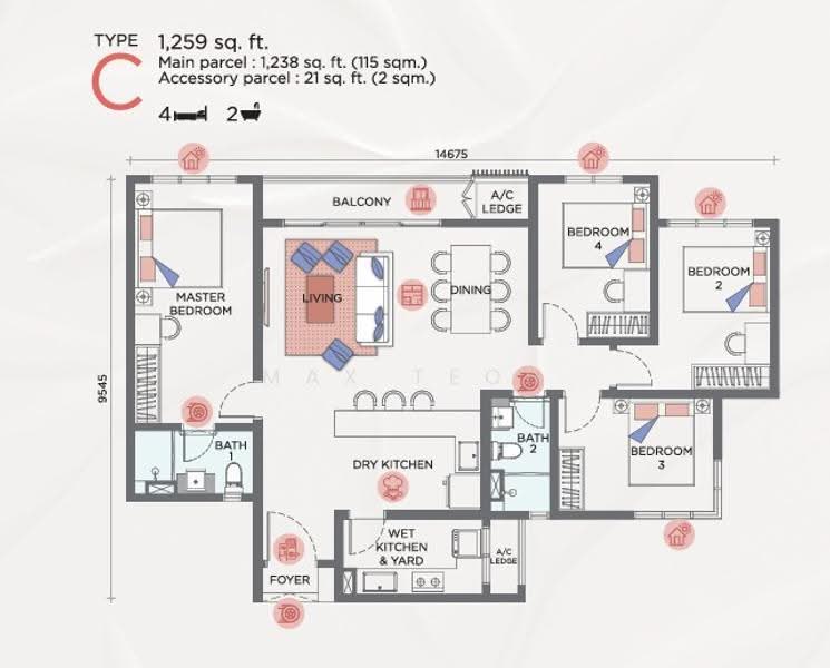 Kediaman Servis untuk Dijual di Sunway Flora 2 - Max Teoh - PropertyGuru.com.my