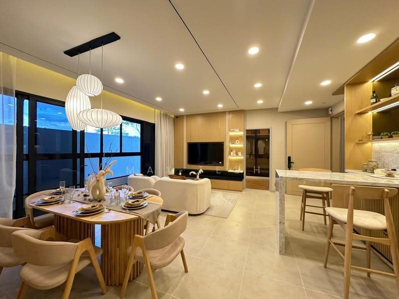 Kediaman Servis untuk Dijual di Sunway Flora 2 - Max Teoh - Living Room - PropertyGuru.com.my