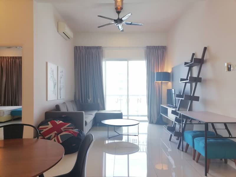 Service Residence for Rent at Skypod Residence - Yi Jun - Living Room - PropertyGuru.com.my