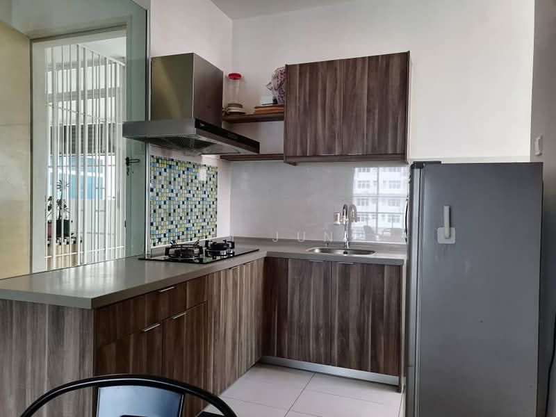 Service Residence for Rent at Skypod Residence - Yi Jun - Kitchen - PropertyGuru.com.my