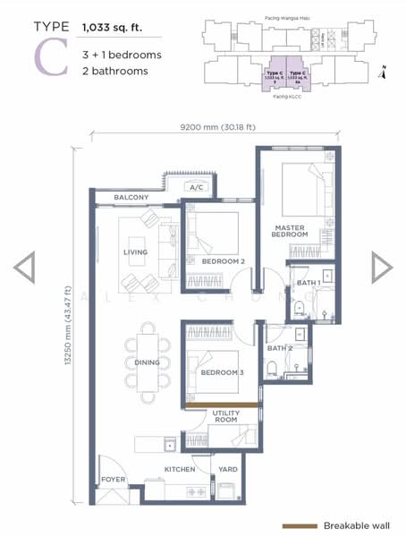 Sunway Avila Residences untuk Untuk Disewa - RM 3,500 /bulan, Apr 2026 - PropertyGuru.com.my