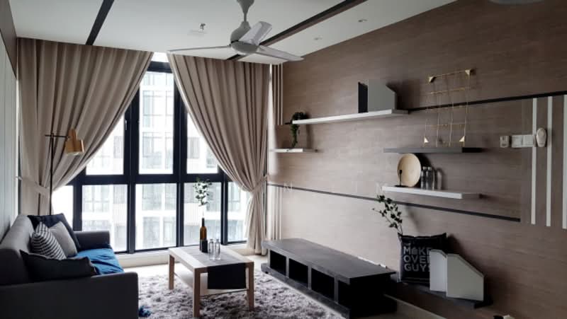 Service Residence for Rent at H2O Residences - Kelvin Lim - Living Room - PropertyGuru.com.my