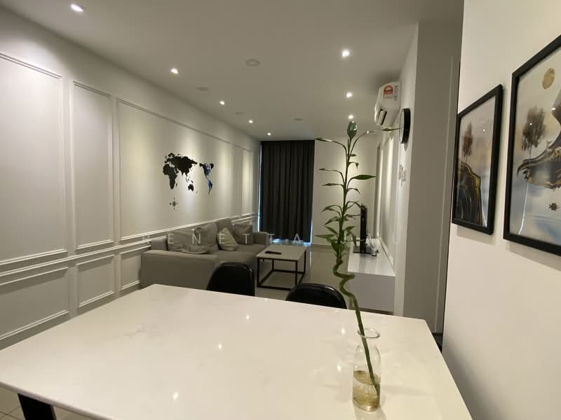 Service Residence for Rent at H2O Residences - Renetta Jau - Living Room - PropertyGuru.com.my