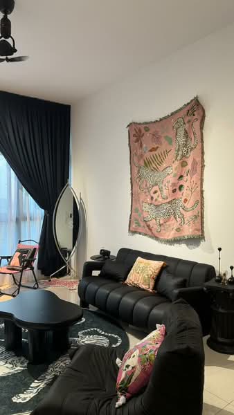 Service Residence for Sale at Paradigm Residence - Yee Shiuen - Living Room - PropertyGuru.com.my