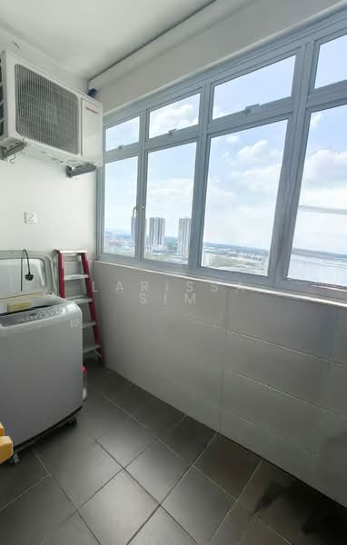 Service Residence for Sale at Larkin Heights - Larissa Sim - Balcony - PropertyGuru.com.my