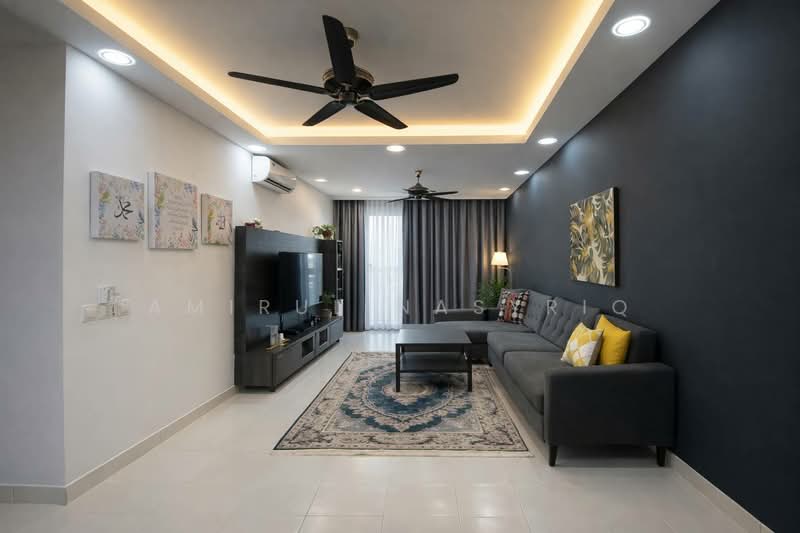 Apartment for Sale at De Bayu Apartment - Amirul Nasyriq - Living Room - PropertyGuru.com.my
