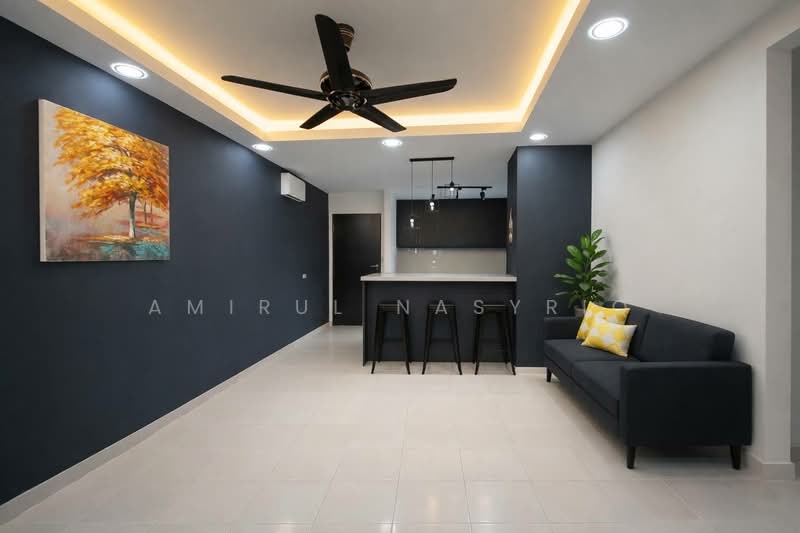 Apartment for Sale at De Bayu Apartment - Amirul Nasyriq - Living Room - PropertyGuru.com.my