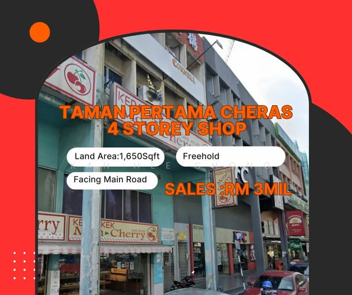 Shop for Sale in Cheras (Selangor) - Kah Hee Chong - PropertyGuru.com.my