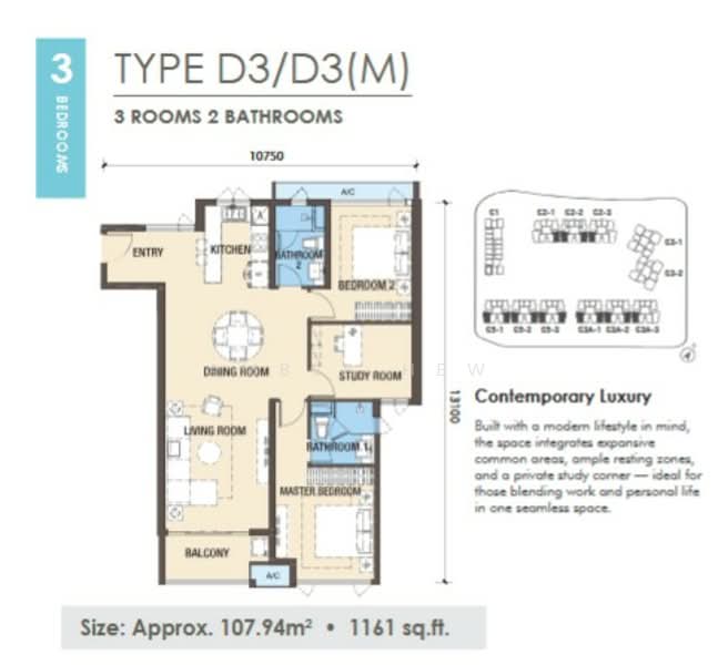Apartment for Sale at R&F Princess Cove Phase 3-New Casa Suites - Amber Hew - PropertyGuru.com.my