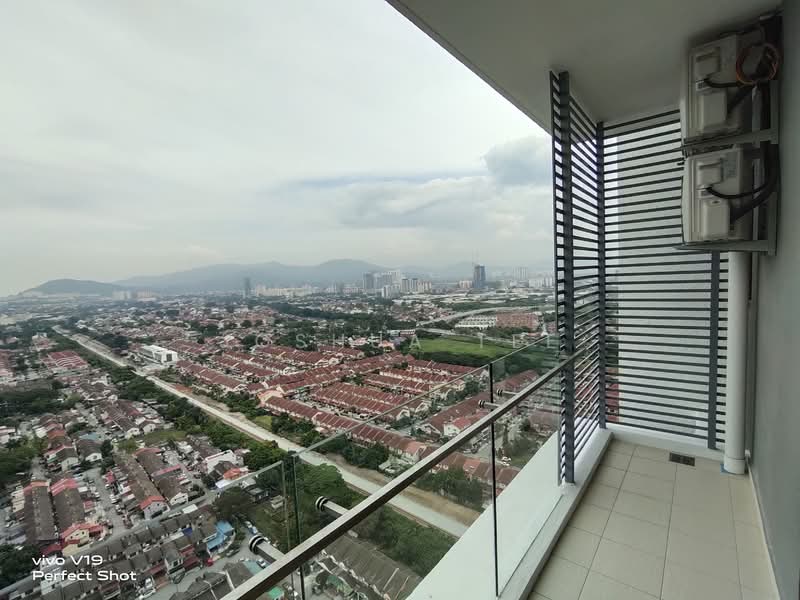 Service Residence for Sale at United Point (Residensi Berpadu) - Joshua Tee - Balcony - PropertyGuru.com.my