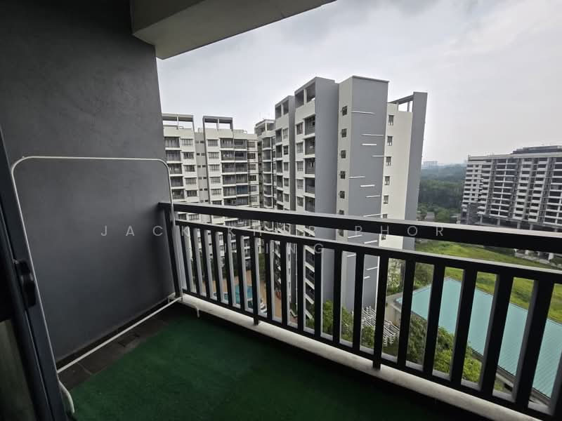 Service Residence for Rent at Suria Residence - Jack Khor Phor Jiing - Balcony - PropertyGuru.com.my