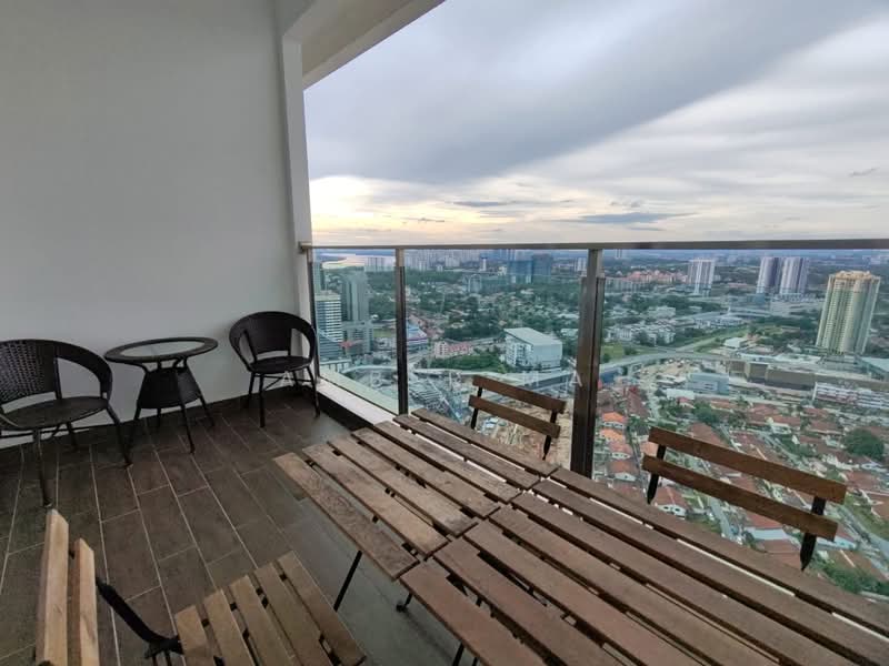 Service Residence for Sale at TriTower Residence @ Johor Bahru Sentral - Amber Ma - Balcony - PropertyGuru.com.my