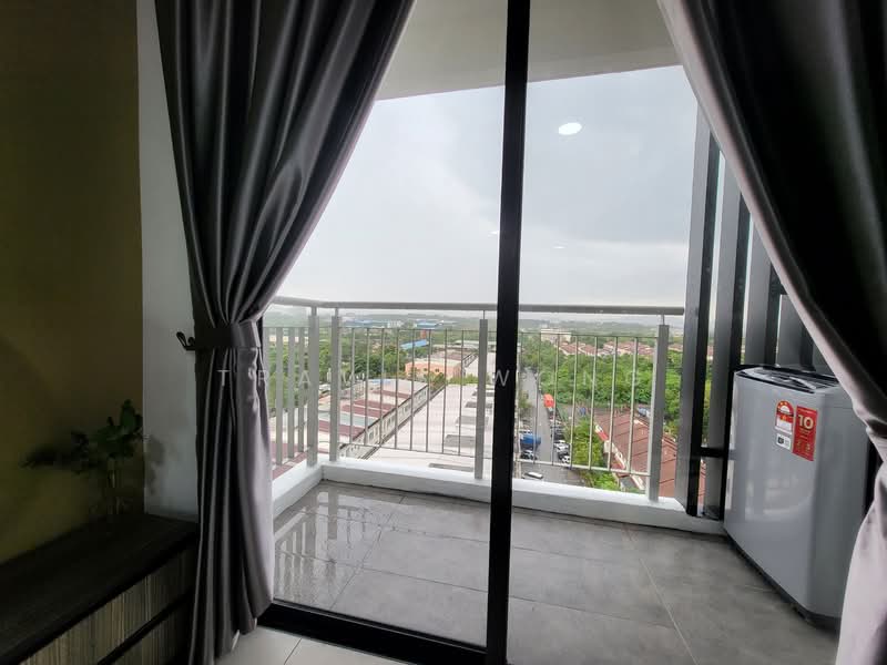 Service Residence for Rent at DK Impian - Travis Wong - Balcony - PropertyGuru.com.my