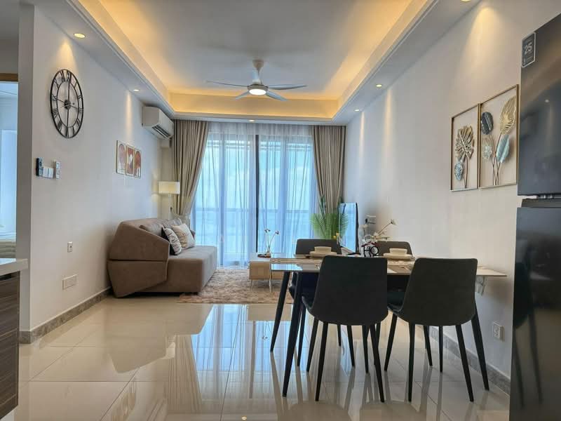 R&F Princess Cove Phase 2-Seine Region untuk Untuk Disewa - RM 3,000 /bulan, Mac 2026 - Living Room - PropertyGuru.com.my