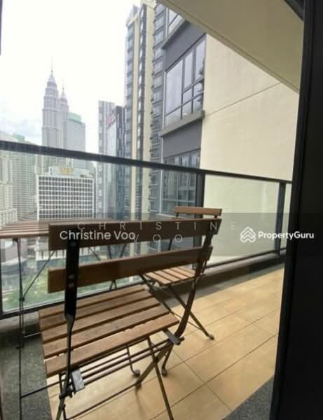 Service Residence for Sale at St Mary Residences - Christine Voo - Balcony - PropertyGuru.com.my