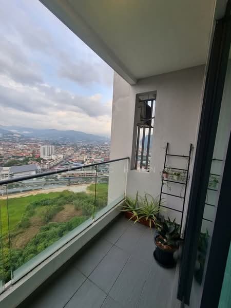 Service Residence for Rent at LakePark Residence @ KL North - Yen Ching - Balcony - PropertyGuru.com.my