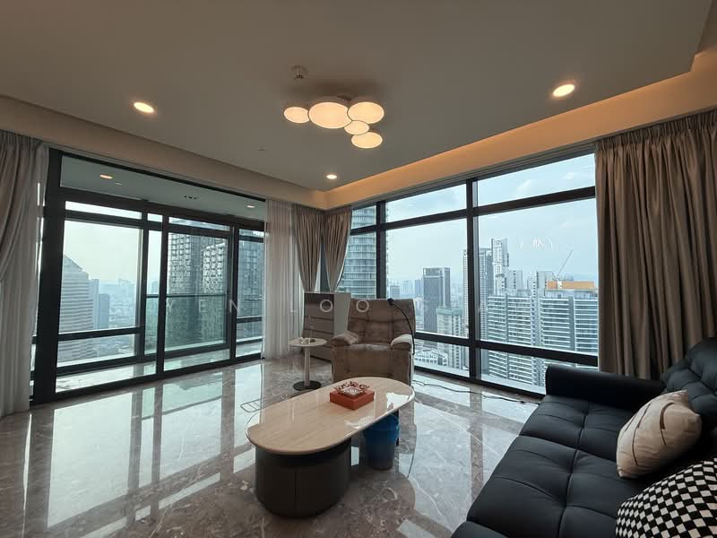 Service Residence for Rent at Four Seasons Place - Yen Loo Siaw - Living Room - PropertyGuru.com.my