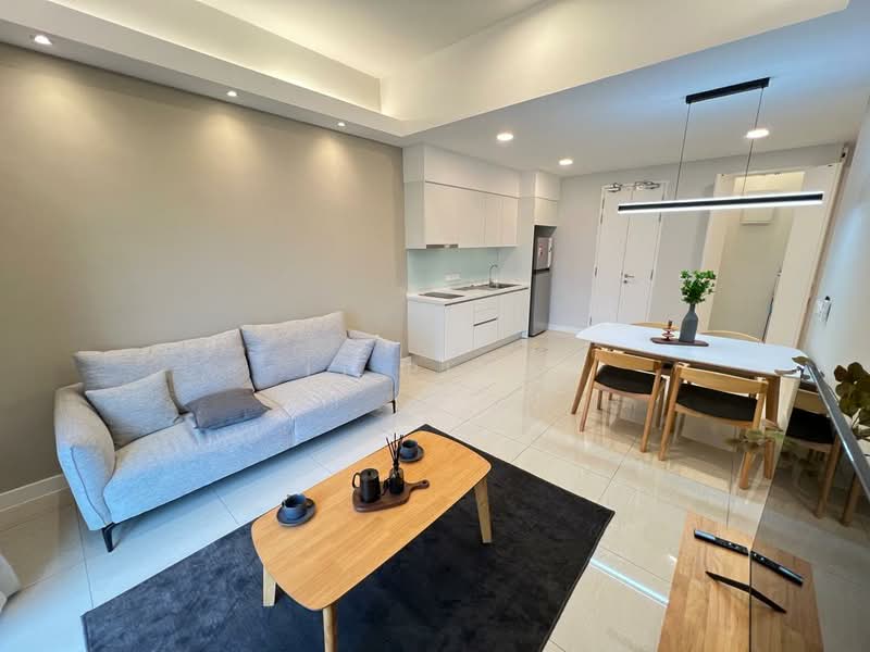 Servis Apartment untuk Disewa di The Sentral Suites - Li Ping - Living Room - PropertyGuru.com.my