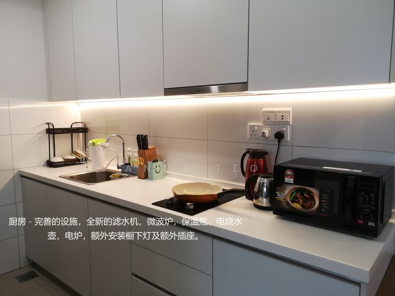 Service Residence for Rent at Aera Residence - Anna Teo - Kitchen - PropertyGuru.com.my