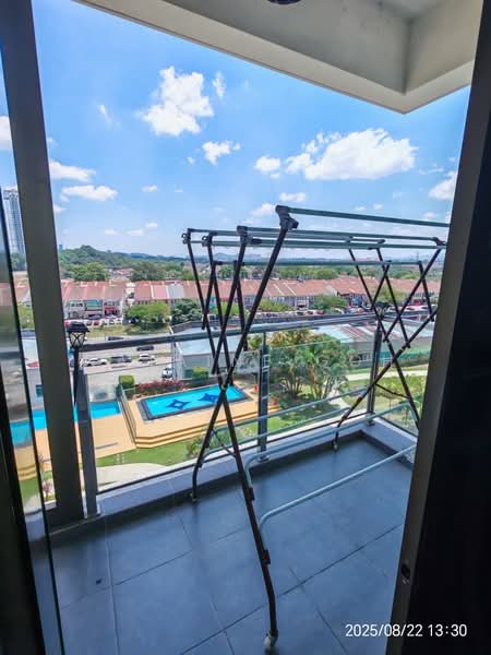 Service Residence for Rent at D'Inspire Residence (Inspira Bestari) - Nataine Goh - Balcony - PropertyGuru.com.my
