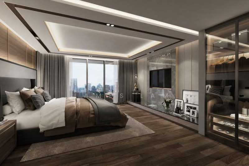 Servis Apartment untuk Dijual di CloutHaus Residences - James Lam - Master Bedroom - PropertyGuru.com.my