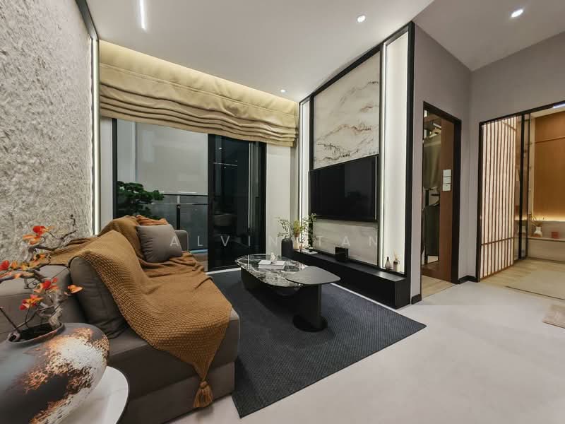 Service Residence for Sale at The Address @ Maxim Pelangi - Alvin Tan - Living Room - PropertyGuru.com.my