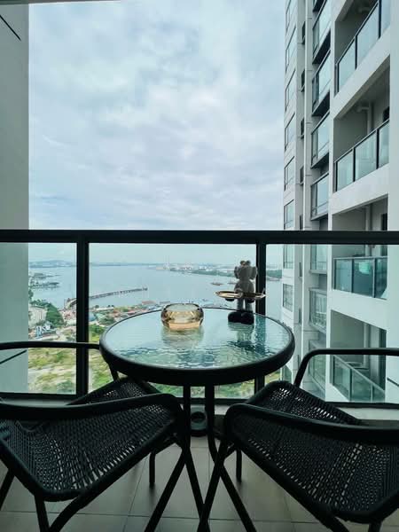 Service Residence for Rent at R&F Princess Cove Phase 1 - Renee Gan - Balcony - PropertyGuru.com.my