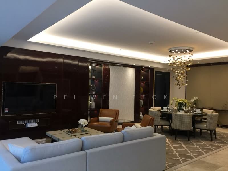 Servis Apartment untuk Dijual di The Ritz-Carlton Residences - Pei Wen Teck - Living Room - PropertyGuru.com.my