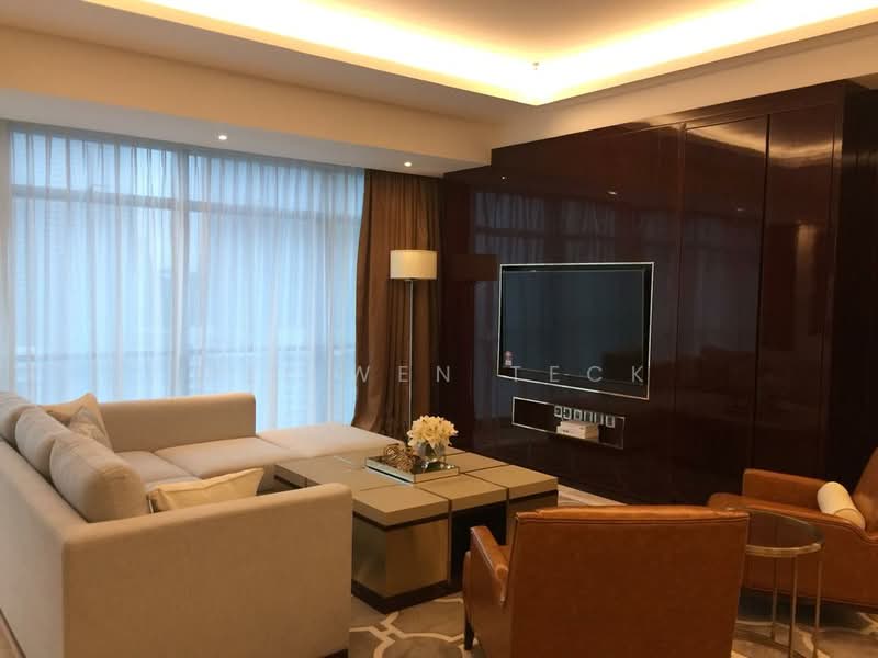 Servis Apartment untuk Dijual di The Ritz-Carlton Residences - Pei Wen Teck - Living Room - PropertyGuru.com.my