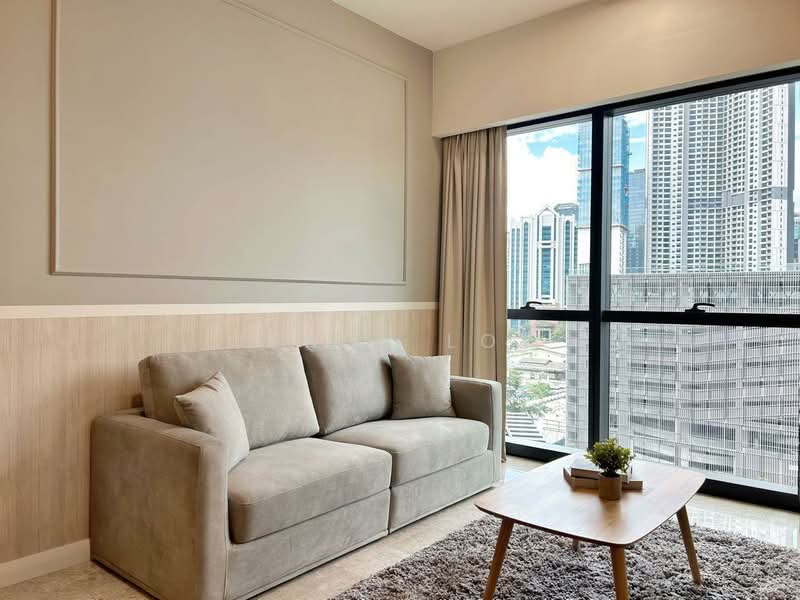 Service Residence for Sale at TRX Residences - Jenny low - Living Room - PropertyGuru.com.my