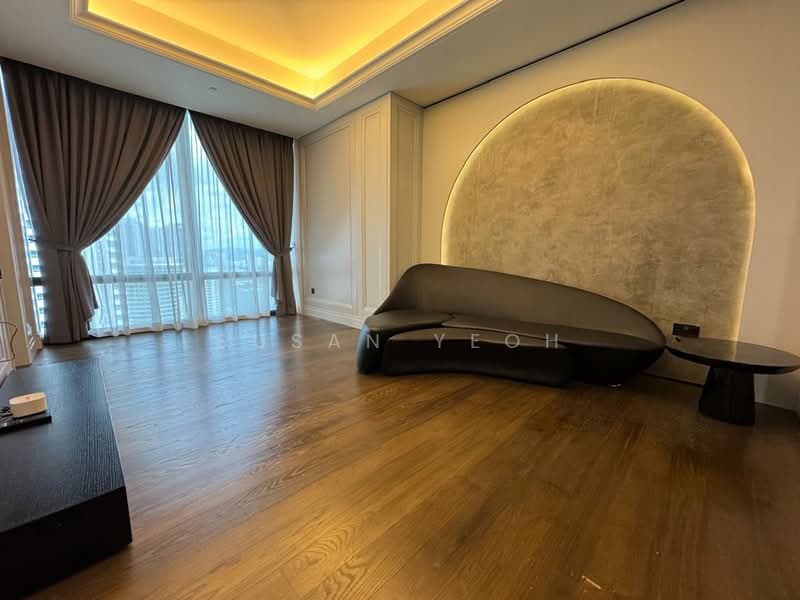 Service Residence for Rent at St Regis - Susan Yeoh - Living Room - PropertyGuru.com.my