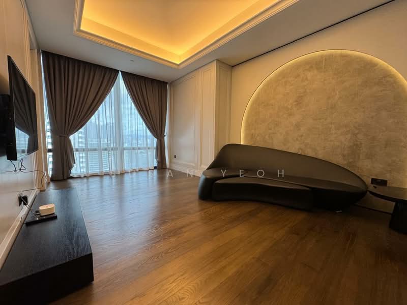Service Residence for Rent at St Regis - Susan Yeoh - Living Room - PropertyGuru.com.my