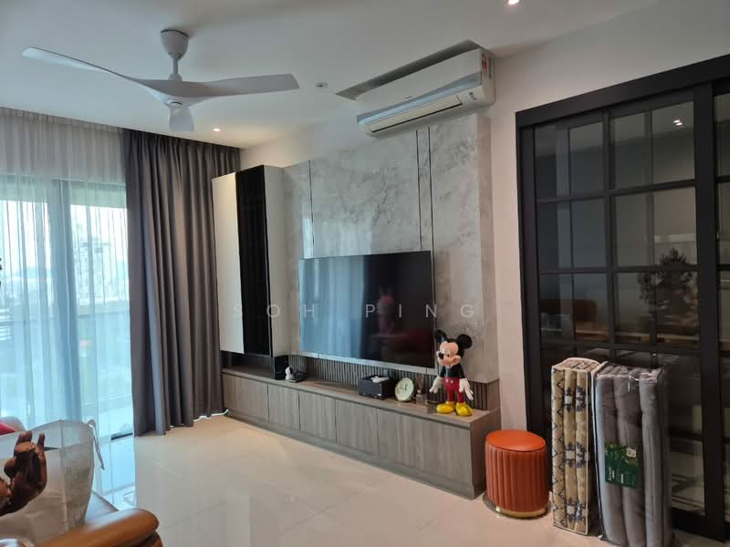 Service Residence for Sale at Residensi Solaris Parq - Soh Ping - Living Room - PropertyGuru.com.my