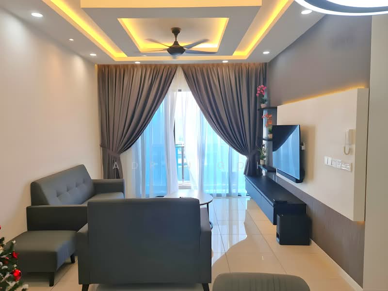 Queens Residences Q1 @ Queens Waterfront untuk Untuk Disewa - RM 4,400 /bulan, Apr 2026 - Living Room - PropertyGuru.com.my