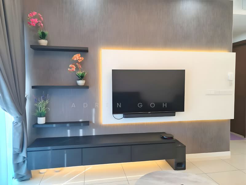 Queens Residences Q1 @ Queens Waterfront untuk Untuk Disewa - RM 4,400 /bulan, Apr 2026 - Living Room - PropertyGuru.com.my