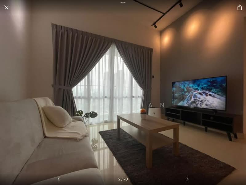 Service Residence for Sale at TriTower Residence @ Johor Bahru Sentral - Bella Tan - Living Room - PropertyGuru.com.my