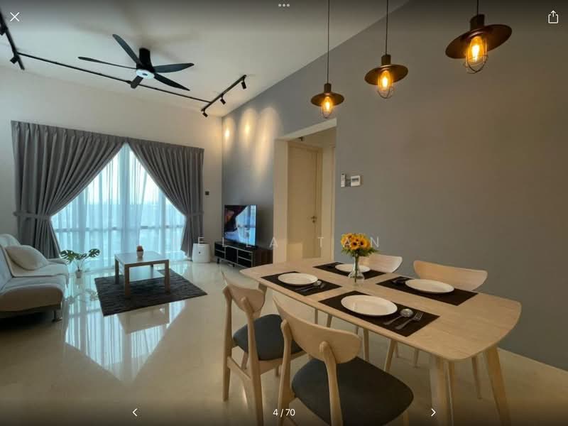 Service Residence for Sale at TriTower Residence @ Johor Bahru Sentral - Bella Tan - Living Room - PropertyGuru.com.my