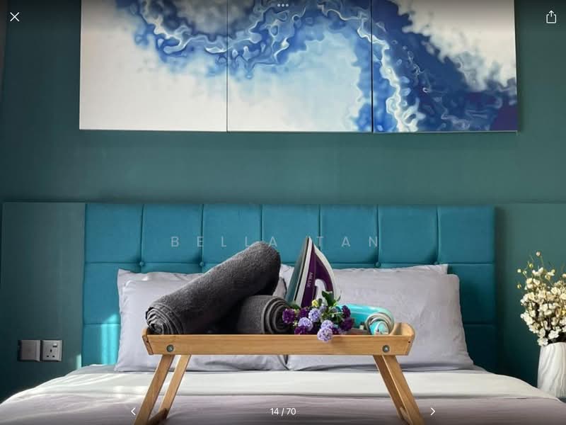 Service Residence for Sale at TriTower Residence @ Johor Bahru Sentral - Bella Tan - Bedroom - PropertyGuru.com.my