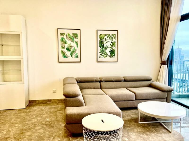 Service Residence for Rent at Laman Ceylon - Kam Tong - Living Room - PropertyGuru.com.my