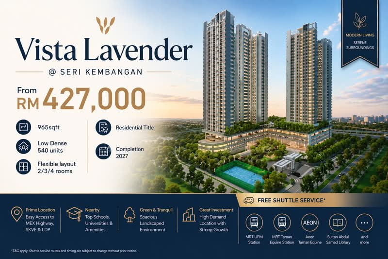 Kondominium untuk Dijual di Vista Lavender - Aiden Kong - Exterior - PropertyGuru.com.my