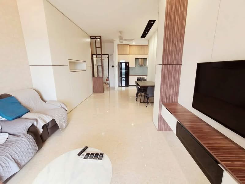 Service Residence for Sale at TriTower Residence @ Johor Bahru Sentral - Bella Tan - Living Room - PropertyGuru.com.my