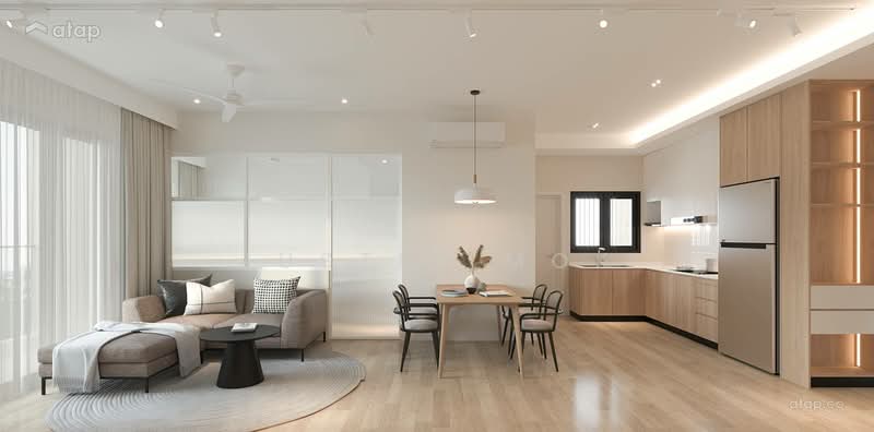 Service Residence for Sale at Emerald 9 - Justin Mok - Living Room - PropertyGuru.com.my