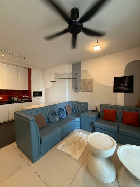 Service Residence for Rent at Arcoris Residences - Cathrine Lin - Living Room - PropertyGuru.com.my