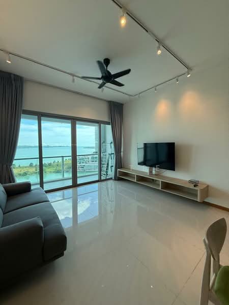 Service Residence for Rent at Southern Marina Residences - Kate Tee - Living Room - PropertyGuru.com.my