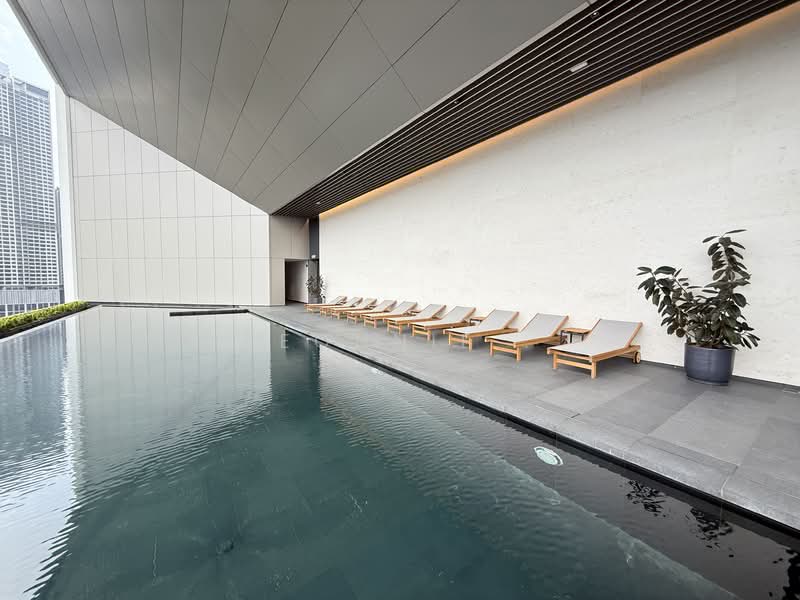 Service Residence for Rent at The Conlay - Leonnie . - Pool - PropertyGuru.com.my