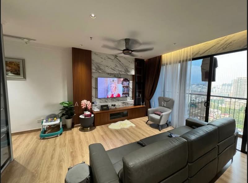 Service Residence for Sale at The Tropika - Alex Chin - Living Room - PropertyGuru.com.my