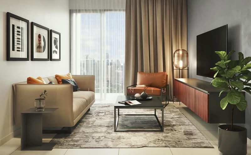 Service Residence for Sale at SWNK Houze @ BBCC - Eileen Tu - Living Room - PropertyGuru.com.my