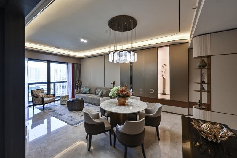 Service Residence for Sale at TRX Residences - Susan Yeoh - Living Room - PropertyGuru.com.my