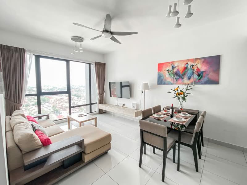 Service Residence for Rent at Southkey Mosaic - Jason Fam - Living Room - PropertyGuru.com.my